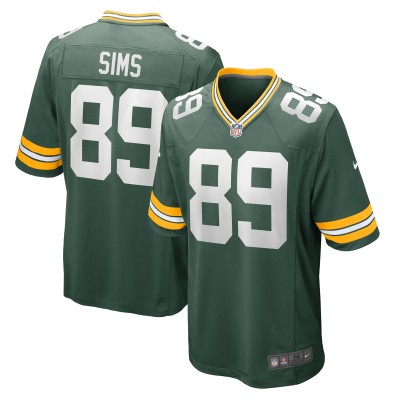 Игровая джерси Ben Sims Green Bay Packers Nike Team Game -  Green