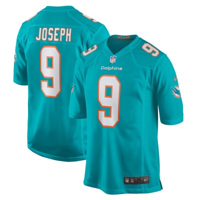 Игровая джерси Kelvin Joseph Miami Dolphins Nike Team Game -  Aqua