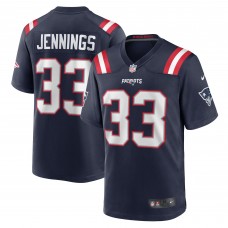 Игровая джерси Anfernee Jennings New England Patriots Nike Team Game -  Navy