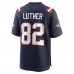 Игровая джерси T.J. Luther New England Patriots Nike Team Game -  Navy