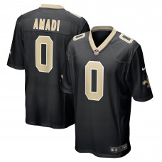 Игровая джерси New Orleans Saints Ugo Amadi Nike Black Team Game