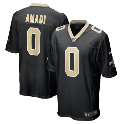 Игровая джерси New Orleans Saints Ugo Amadi Nike Black Team Game