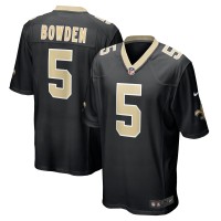 Игровая джерси New Orleans Saints Lynn Bowden Jr. Nike Black Team Game