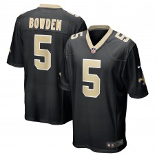 Игровая джерси New Orleans Saints Lynn Bowden Jr. Nike Black Team Game