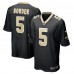 Игровая джерси New Orleans Saints Lynn Bowden Jr. Nike Black Team Game