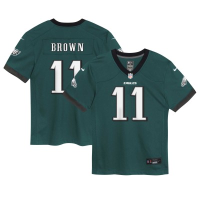 Toddler Philadelphia Eagles A.J. Brown Nike Midnight Green Game Jersey