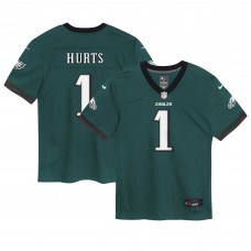 Toddler Philadelphia Eagles Jalen Hurts Nike Midnight Green Game Jersey
