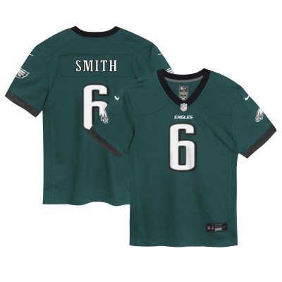 Малышам Philadelphia Eagles DeVonta Smith Nike Green Team Player Game Jersey
