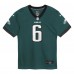 Малышам Philadelphia Eagles DeVonta Smith Nike Green Team Player Game Jersey