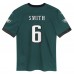 Малышам Philadelphia Eagles DeVonta Smith Nike Green Team Player Game Jersey