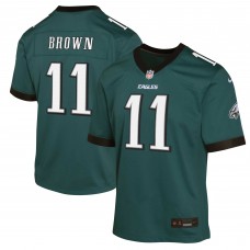 Подростковая  игровая джерси Philadelphia Eagles A.J. Brown Nike Green Game