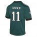 Подростковая  игровая джерси Philadelphia Eagles A.J. Brown Nike Green Game