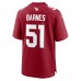 Игровая джерси Krys Barnes Arizona Cardinals Nike Team Game -  Cardinal