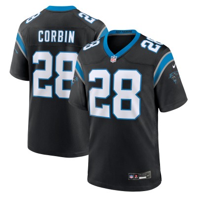 Игровая джерси Jashaun Corbin Carolina Panthers Nike Team Game -  Black