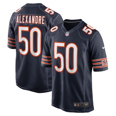 Игровая джерси Deslin Alexandre Chicago Bears Nike Team Game -  Navy