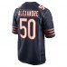 Игровая джерси Deslin Alexandre Chicago Bears Nike Team Game -  Navy