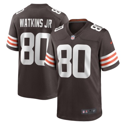 Игровая джерси Austin Watkins Jr. Cleveland Browns Nike Team Game -  Brown