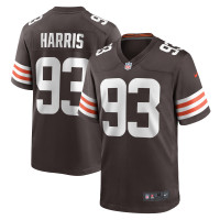 Cleveland Browns Shelby Harris Nike Brown Team Game Jersey