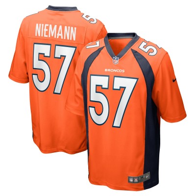 Игровая джерси Ben Niemann Denver Broncos Nike Team Game -  Orange