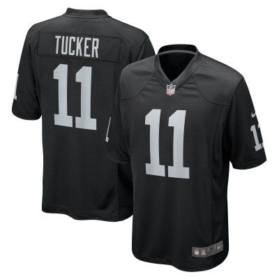 Игровая джерси Tre Tucker Las Vegas Raiders Nike Team Game -  Black