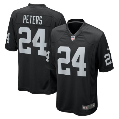 Игровая джерси Marcus Peters Las Vegas Raiders Nike Team Game -  Black