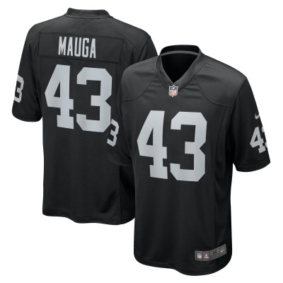 Игровая джерси Kanai Mauga Las Vegas Raiders Nike Team Game -  Black