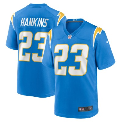 Игровая джерси Matt Hankins Los Angeles Chargers Nike Team Game -  Powder Blue