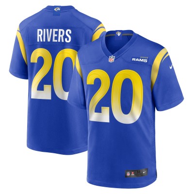 Игровая джерси Ronnie Rivers Los Angeles Rams Nike Team Game -  Royal