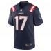 Игровая джерси Bryce Baringer New England Patriots Nike Team Game -  Navy