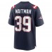 Игровая джерси Corliss Waitman New England Patriots Nike Team Game -  Navy