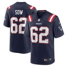 Игровая джерси Sidy Sow New England Patriots Nike Team Game -  Navy