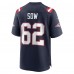 Игровая джерси Sidy Sow New England Patriots Nike Team Game -  Navy