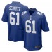 Игровая джерси John Michael Schmitz New York Giants Nike Team Game -  Royal