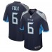 Игровая джерси Nick Folk Tennessee Titans Nike Team Game -  Navy