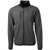 Кофта на молнии Philadelphia Eagles Cutter & Buck Helmet Cascade Eco Sherpa Fleece - Gray/Black