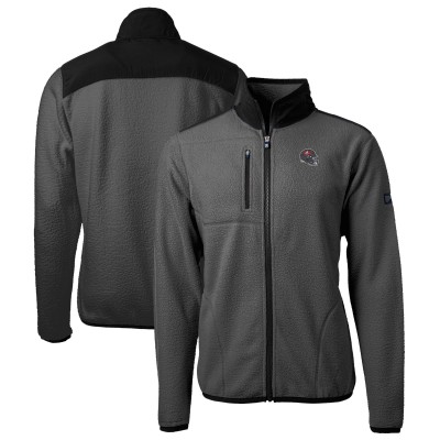 Кофта на молнии Tampa Bay Buccaneers Cutter & Buck Helmet Cascade Eco Sherpa Fleece - Gray/Black