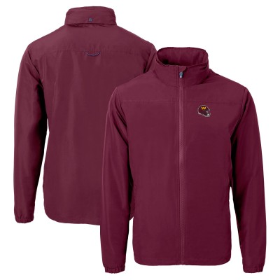 Кофта на молнии Washington Commanders Cutter & Buck Helmet Charter Eco Recycled - Burgundy