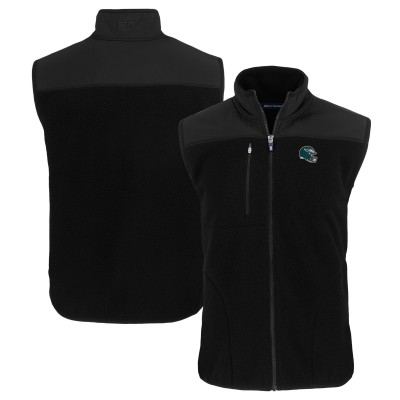 Жилетка Philadelphia Eagles Cutter & Buck Helmet Cascade Eco Sherpa Fleece - Black