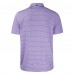 Baltimore Ravens Cutter & Buck Heather Purple Helmet Forge Eco Heather Stripe Stretch Recycled Polo