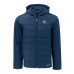 Толстовка Buffalo Bills Cutter & Buck Navy Helmet Evoke Hybrid Eco Softshell Recycled Full-Zip Jacket