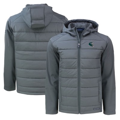 Куртка Philadelphia Eagles Cutter & Buck Helmet Evoke Hybrid Eco Softshell Recycled - Gray