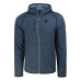 Толстовка Chicago Bears Cutter & Buck Heather Navy Helmet Mainsail Sweater-Knit Full-Zip