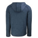 Толстовка Chicago Bears Cutter & Buck Heather Navy Helmet Mainsail Sweater-Knit Full-Zip