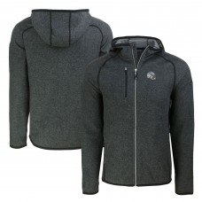 Толстовка на молнии Indianapolis Colts Cutter & Buck  Helmet Mainsail Sweater-Knit - Heather Charcoal