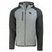 Толстовка на молнии Los Angeles Rams Cutter & Buck  Helmet Mainsail Sweater-Knit - Heather Gray/Heather Charcoal