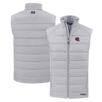 Жилетка Kansas City Chiefs Cutter & Buck Helmet Evoke Hybrid Eco Softshell Recycled - Gray