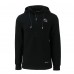 Pittsburgh Steelers Cutter & Buck Black Helmet Roam Eco Half-Zip Recycled Pullover Hoodie