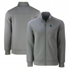 Кофта на молнии Philadelphia Eagles Cutter & Buck Helmet Roam Eco Recycled - Gray