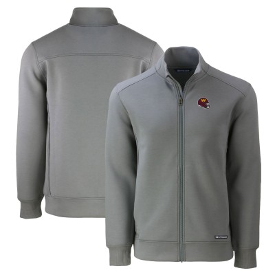 Кофта на молнии Washington Commanders Cutter & Buck Helmet Roam Eco Recycled - Gray