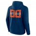 Толстовка Chicago Bears Navy Stellar Personalized Name & Number